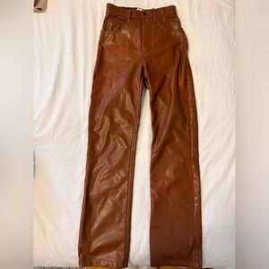 Abercrombie leather pants